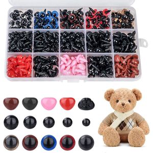 Puppet Eyes, 752 Pieces Plastic Doll Eyes, Safety Eyes and Nose DIY Speelgoed Accessoires voor Teddy Dolls, Knuffels en Puppet Crafts