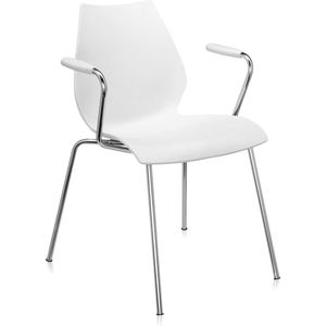 Kartell Stoel Maui Armleuningen - Wit