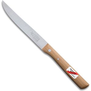 Robert Herder Universeelmes - Hahnefeder - RVS - Lemmet 13 cm - Heft Beukenhout