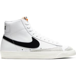 Nike Blazer Mid '77 Dames Sneakers - White/Black-Sail - Maat 37.5