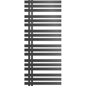 Badkamerradiator Ijzer EM 600x1400 mm antraciet met verwarmingselement 1200W
