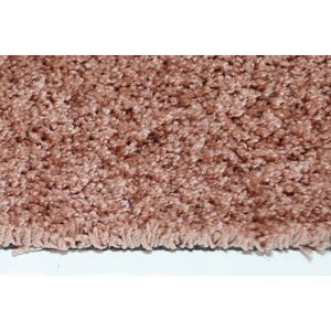 Prima Vloerkleden - Wastafel mat / Badkamermat Soft zalm oud roze 60x120 antislip