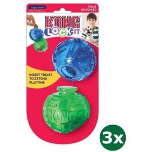 Kong lock-it 3x 8,5x8,5x8,5 cm 2 st