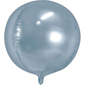 Partydeco - Folieballon rond Zilver