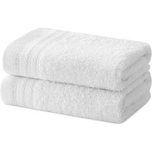 Set van 2 handdoeken, badhanddoeken, kleine handdoeken, 100% katoen, 480 g/m², 30 x 50 cm