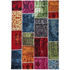 Vloerkleed Patchwork Ethno 819-110 Multi-80x150 cm