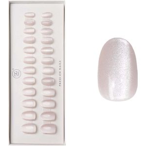 Gelzz Soft Gel Press On Spring Blossom (17) -Medium Round -Semi transparante kleur -