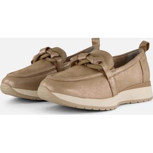 Tamaris Instappers taupe Textiel - Dames - Maat 38