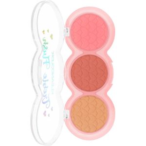 Kleancolor Treble Flush Blush Trio - 02 - Nice & Spiced - Blush - 7.5 g