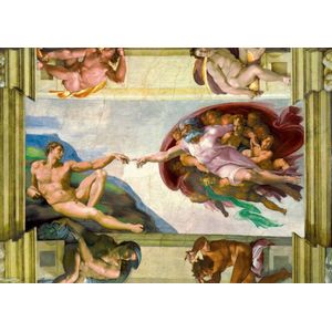 Michelangelo - The Creation of Adam, 1511  -  Puzzle 1,000 pieces