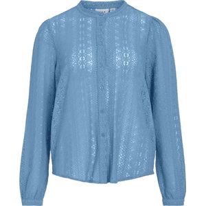 Vila Blouse Vichikka Lace Shirt- Noos 14082977 Blissful Blue Dames Maat - M