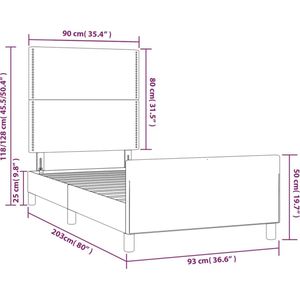 vidaXL-Bedframe-met-hoofdbord-stof-crèmekleurig-90x200-cm