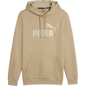 Puma Essentials Big Logo heren hoodie beige - Maat XL