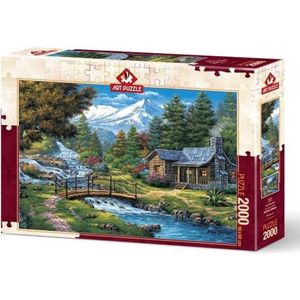 Two Cascades Puzzel 2000 Stukjes