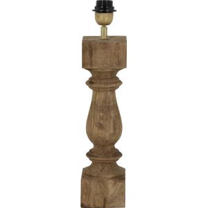 Light & Living Lampvoet CUMANI - hout weather barn - L