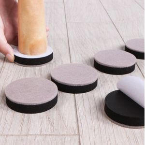 FSW-Products - 4 Stuks - Meubelonderzetters - Meubelvilt - Zelfklevend - Meubelverhogers - Anti-slip - Vloerbescherming - Meubelverhoging - Bedverhogers - Viltjes