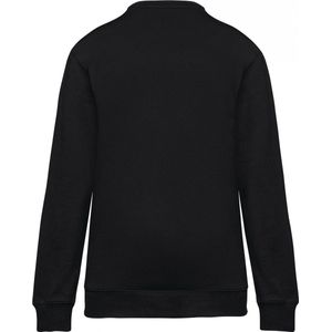 WK. Designed To Work Day To Day unisex sweater met zip contrasterende zak WK403 - BLACK / SILVER - 3XL