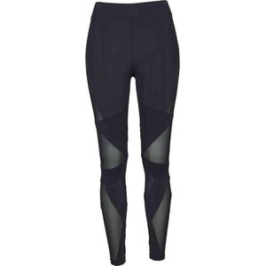 Urban Classics - Triangle Tech Mesh Sportlegging - 5XL - Zwart