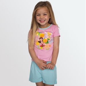 Fairies shortama roze-Maat 116