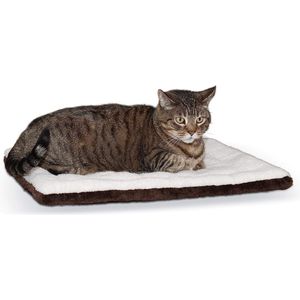 Zelfverwarmende huisdier pad thermische kat en hond bed mat havermout/chocolade 21 x 17 inch