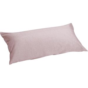 Yumeko kussensloop katoen TENCEL™ roze chambray 40x80 - Biologisch & ecologisch - 1 stuk