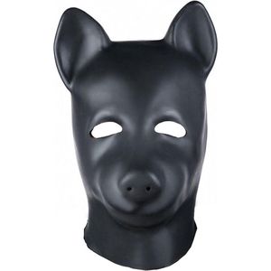 KG BDSM Pig Masker van Latex - voor vrouw - man - unisex -zwart