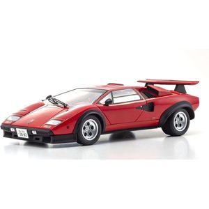 The 1:18 Diecast model of the Lamborghini Countach LP500S Walter Wolf of 1982 in Red. The manufacturer of the scalemodel is Kyosho.This model is only online available.