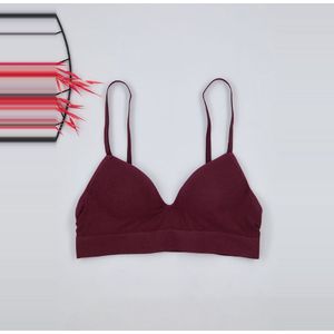 Trendyol Donkere Huid Naadloze Strapless Niet-Gevoerde Niet-Uniforme Cupped Bralette Gebreide Bh Thmaw22Su0043