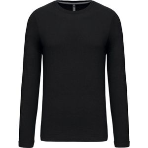 Kariban T-shirt ronde hals lange mouwen K359 - Black - L