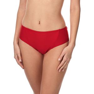 Merry Style Dames Zwembroek - Bikinibroekje - Elastische tailleband – Polyamide & Elastaan – Rood (4150) – 40 - MS-ET-18