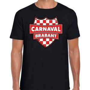 Carnaval verkleed t-shirt Brabant - zwart- heren - Brabantse feest shirt / verkleedkleding L