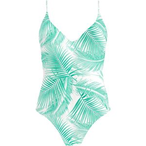 Barts Palmsy Plunge One Piece green Dames Badpak - Maat 40