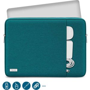 13 inch laptophoes voor 13,6 beschermhoes 13, diep groenblauw