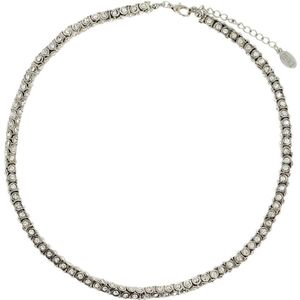 Behave Klassieke tonnetjes ketting zilver-kleur