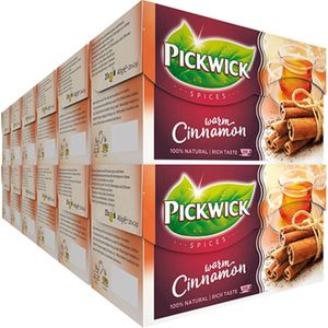 Pickwick - Spices Warm Cinnamon zwarte thee - 12x 20 zakjes