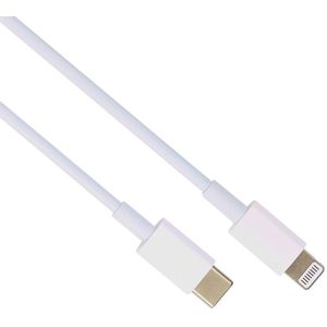 USB-C naar 8-pin (lightning) oplader adapter kabel voor iPhone en iPad - oplaadkabel - 2 meter - Wit - Provium