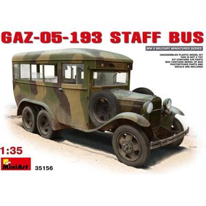 Miniart - Gaz-05-193 Staff Bus (Min35156) - modelbouwsets, hobbybouwspeelgoed voor kinderen, modelverf en accessoires