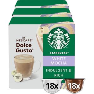 Starbucks by Dolce Gusto Capsules - White Mocha - 36 koffiecups voor 18 koppen koffie
