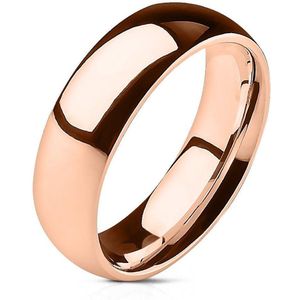 Ring Heren - Ringen Mannen - Ring Dames - Ringen Dames - Ringen Vrouwen - Rosé Goudkleurig - Mannen Ring - Herenring - Ring - Ringen - Heren Ring - Glimmende Look - Florid