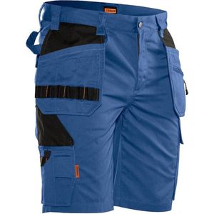 Jobman Practical 2722 Korte Werkbroek Holsterpockets - Mannen - Kobaltblauw/Zwart - 50