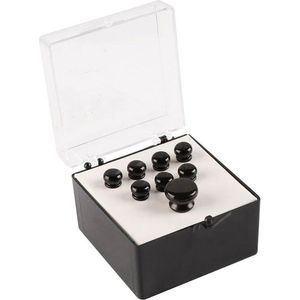 Akoestische Gitaar 7 Brugpen Set Martin SPA 18APP18 zwart plain plastic