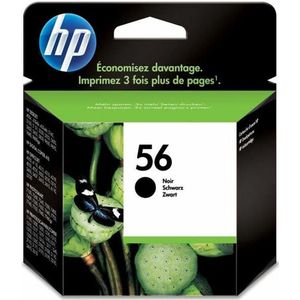 HP 56 - Inktcartridge / Zwart / Blister (C6656AE)