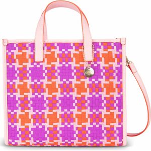 Hillary Handbag 44 Ribbon Check Purple Cactus Lilac: OS
