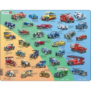 Larsen Legpuzzel Maxi Historie Auto's Junior 42 Stukjes