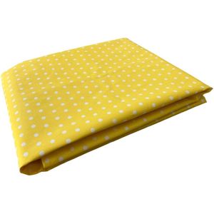 Tafelkleed Dots geel 150 x 200 - tafelzeil - outdoor