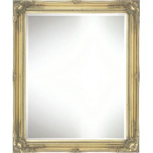Elegante Barok Spiegel Denzel Buitenmaat 71x101cm Goud