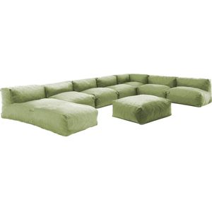 Oviala - Modulaire tuinset 8 zitplaatsen groen cactus - Mixi