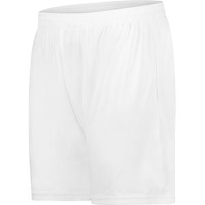 Masita | Sportbroek Dames & Heren - Short Belize - Voetbalbroek - Zonder binnenslip - WHITE - 152