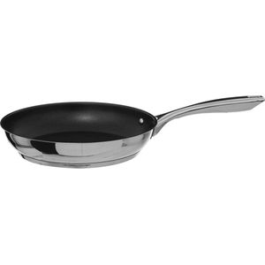 Secret de Gourmet - Koekenpan - Alle kookplaten/warmtebronnen geschikt - zilver/zwart - Dia 28 cm