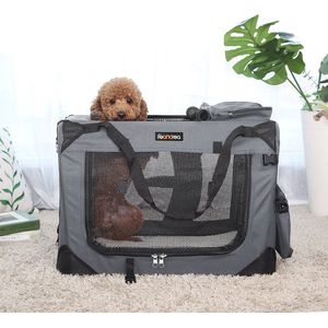 Hondenbench XXL deluxe - Bench voor honden - Opvouwbaar - Zwart - 40x60x40cm